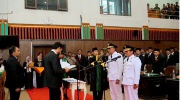 Gubernur Aceh Resmi Lantik Bupati Dan Wakil Bupati Gayo Lues Periode 2025-2030, Semoga Amanah.