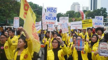 Tidak Ada Provokator, Aksi Demo 1 Tahun Pemerintahan Prabowo-Gibran Berjalan Aman