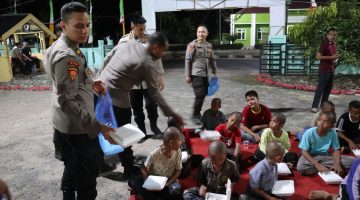 Polres Aceh Tenggara dan STIK 83/WPS Hadirkan Keceriaan, Trauma Healing Anak Panti Asuhan Tunas Murni